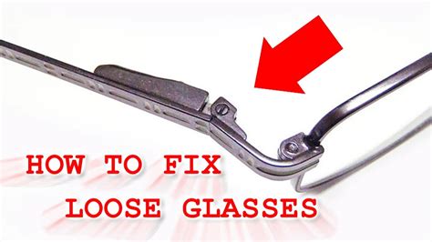 repair spring loaded glasses arm.